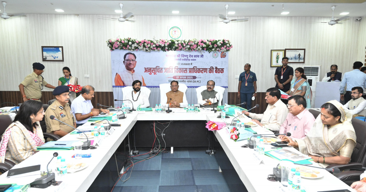 अनुसूचित जाति विकास प्राधिकरण मद से स्वीकृत कार्यों को गंभीरता से लेकर पूरी गुणवत्ता के साथ समय सीमा में पूर्ण कराएं कलेक्टर्स : मुख्यमंत्री विष्णुदेव साय….