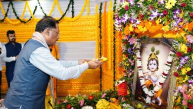 मुख्यमंत्री विष्णु देव साय ने नन्हें बाल गोपालों के संग मुख्यमंत्री निवास में हर्षोल्लास के साथ मनाई जन्माष्टमी…..