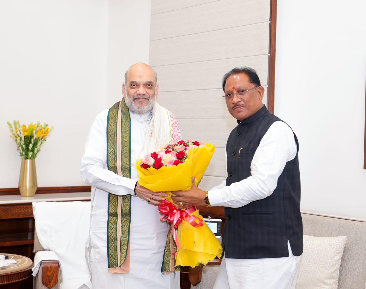 मुख्यमंत्री विष्णुदेव साय ने की केंद्रीय गृहमंत्री अमित शाह से मुलाकात, माओवादी विरोधी अभियानों की सफलता और भविष्य की रणनीति पर हुई चर्चा….