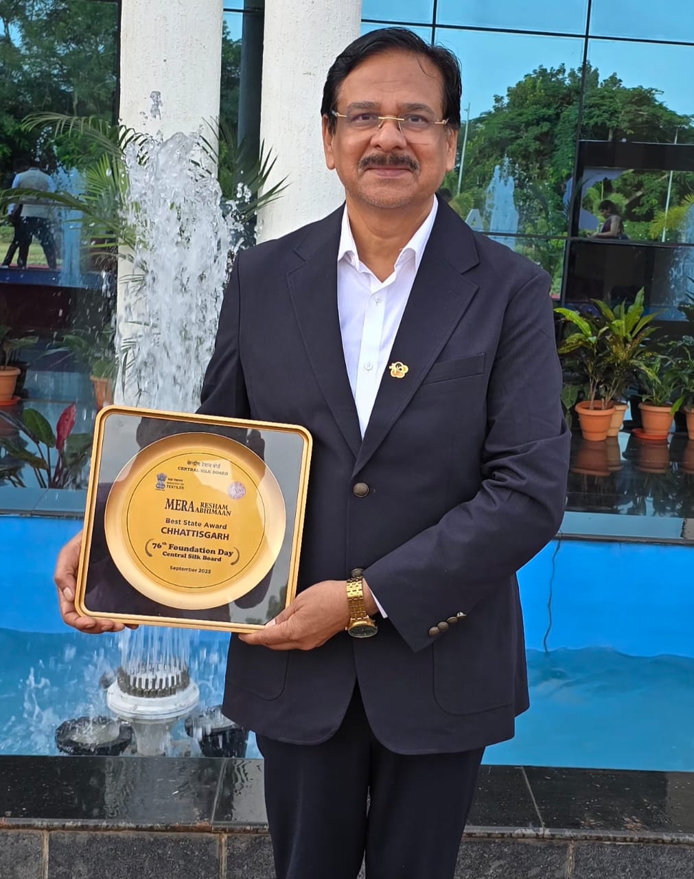 छत्तीसगढ़ को मिला ‘बेस्ट सेरीकल्चर स्टेट‘ का राष्ट्रीय पुरस्कार…