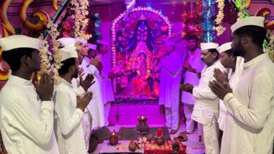 माँ दुर्गा की भक्ति से गूंजा केन्द्रीय जेल रायपुर, 802 बंदियों ने रखा व्रत….