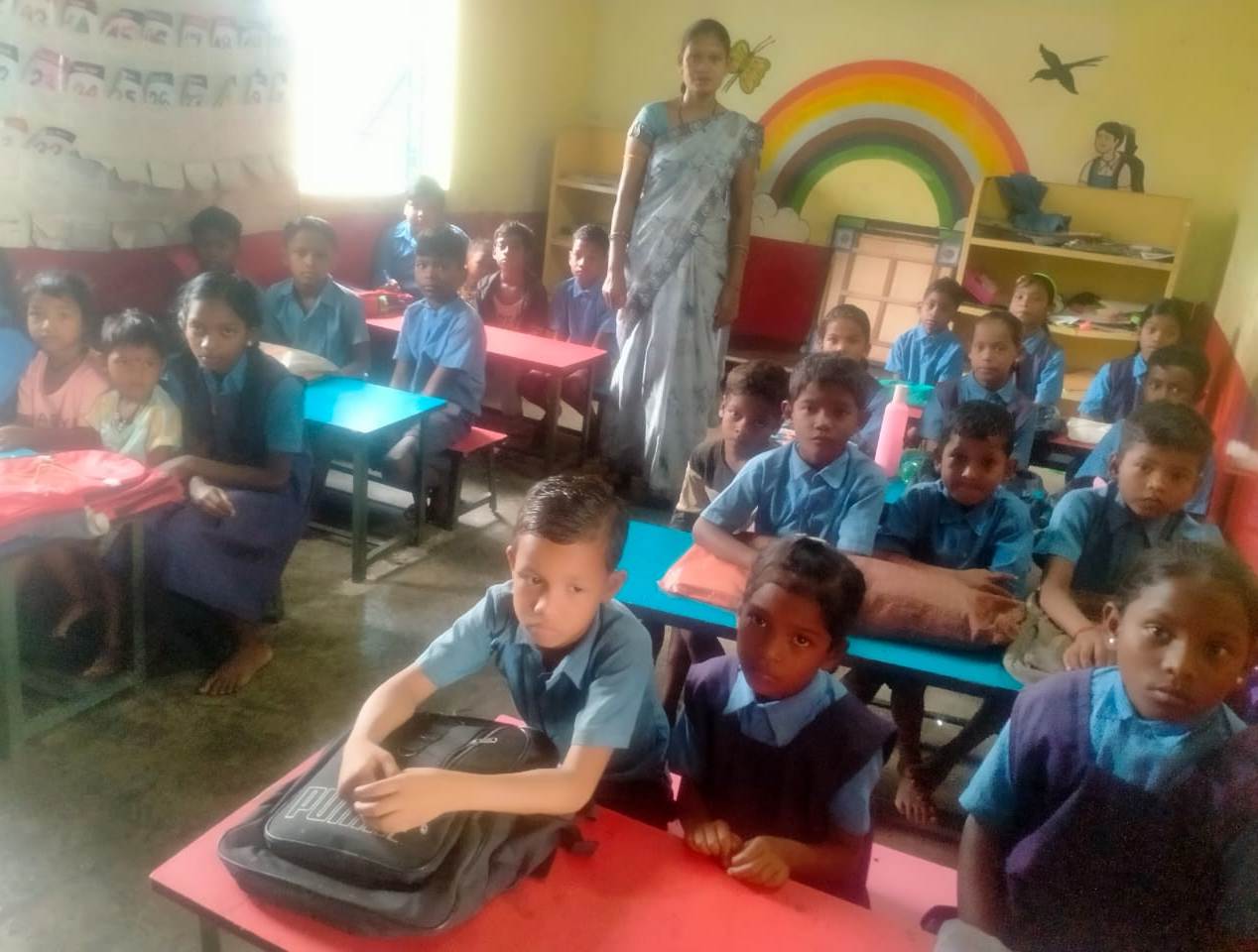 युक्तियुक्तकरण से स्कूलों में नियमित हुई कक्षाएं….