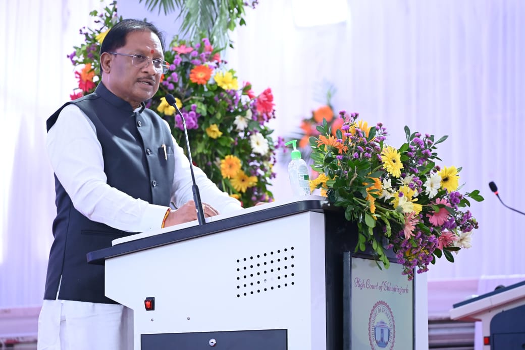 इन्फ्रास्ट्रक्चर और संसाधनों की उपलब्धता के साथ समय पर न्याय उपलब्ध कराने राज्य सरकार कटिबद्ध: मुख्यमंत्री विष्णुदेव साय…. इन्फ्रास्ट्रक्चर और संसाधनों की उपलब्धता के साथ समय पर न्याय उपलब्ध कराने राज्य सरकार कटिबद्ध: मुख्यमंत्री विष्णुदेव साय….