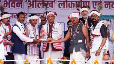 जगदलपुर में धुरवा समाज के संभाग स्तरीय नुआखाई मिलन समारोह एवं नवनिर्मित सामाजिक भवन…..