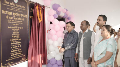 कैबिनेट मंत्री लखन लाल देवांगन के मुख्य आतिथ्य में कन्या छात्रावास शुभारंभ कार्यक्रम का हुआ आयोजन…. कैबिनेट मंत्री लखन लाल देवांगन के मुख्य आतिथ्य में कन्या छात्रावास शुभारंभ कार्यक्रम का हुआ आयोजन….