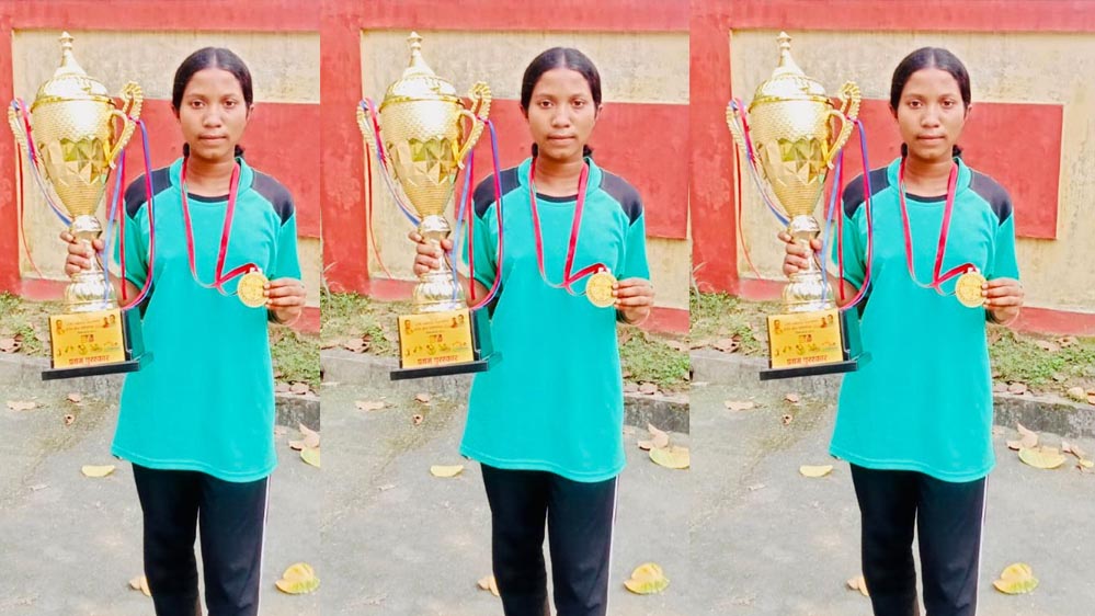 रायपुर : रितु नाग ने बढ़ाया सुकमा का मान, राज्य स्तरीय प्रतियोगिता में जीता स्वर्ण पदक