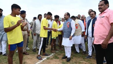 रायपुर : उप मुख्यमंत्री  अरुण साव ने विकासखंड स्तरीय बस्तर ओलंपिक का किया शुभारंभ