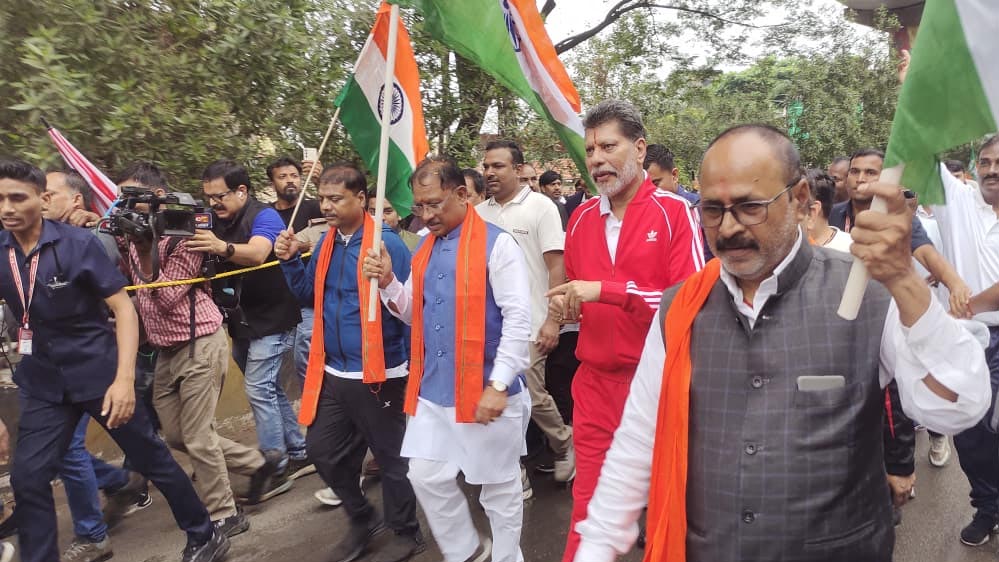 सरदार पटेल जयंती पर रायपुर में ‘रन फॉर यूनिटी’, सीएम विष्णुदेव साय ने दिखाई हरी झंडी