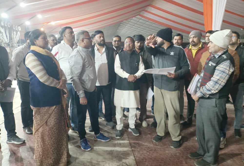 राष्ट्रपति द्रौपदी मुर्मु का प्रस्तावित अम्बिकापुर दौरा की तैयारियों का आदिम जाति विकास मंत्री रामविचार नेताम ने कार्यक्रम स्थल का किया निरीक्षण राष्ट्रपति द्रौपदी मुर्मु का प्रस्तावित अम्बिकापुर दौरा की तैयारियों का आदिम जाति विकास मंत्री रामविचार नेताम ने कार्यक्रम स्थल का किया निरीक्षण